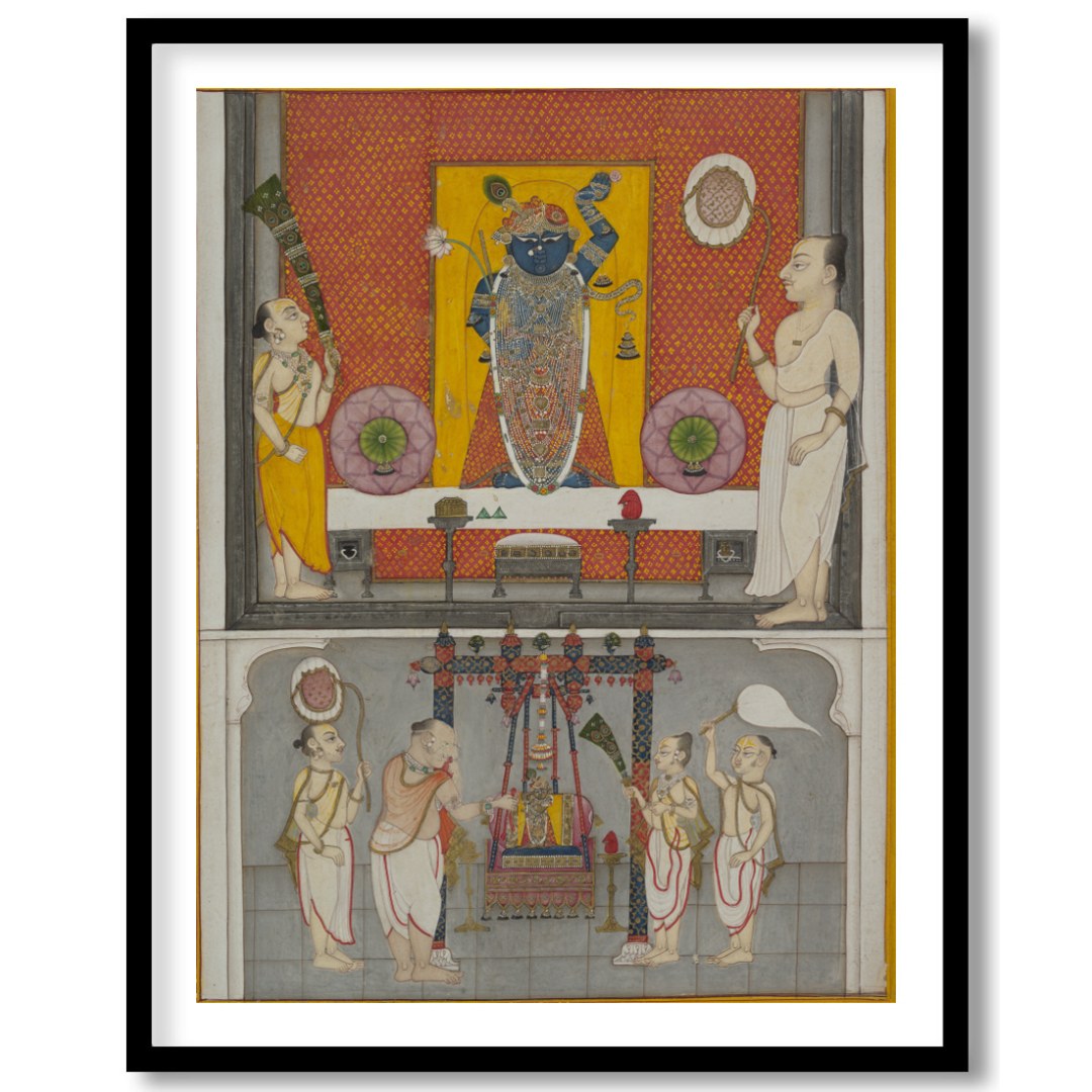 Immerse yourself in the rich cultural tapestry with this exquisite piece of traditional art for interior