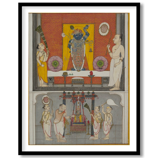 Immerse yourself in the rich cultural tapestry with this exquisite piece of traditional art for interior