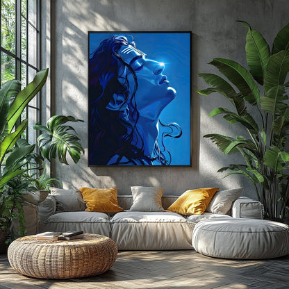 Immerse yourself in the tranquility of 'Divine Serenity,' a captivating piece that captures the for Balcony