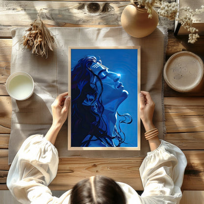 Immerse yourself in the tranquility of 'Divine Serenity,' a captivating piece that captures the for decor