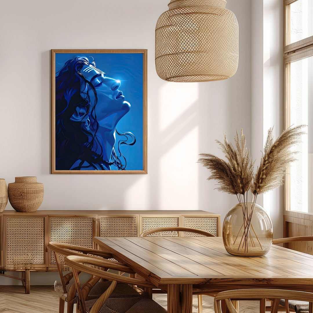 Immerse yourself in the tranquility of 'Divine Serenity,' a captivating piece that captures the for Extra Kitchen