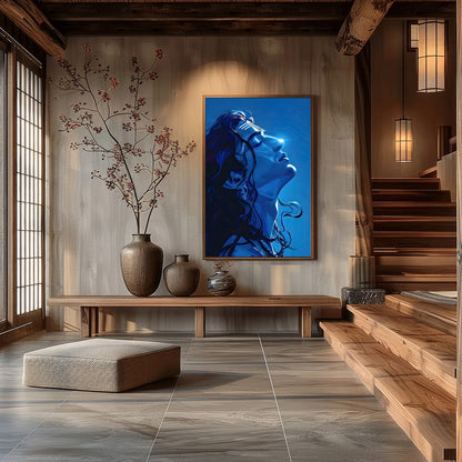 Immerse yourself in the tranquility of 'Divine Serenity,' a captivating piece that captures the for Hall