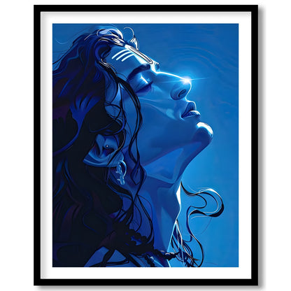 Immerse yourself in the tranquility of 'Divine Serenity,' a captivating piece that captures the for interior