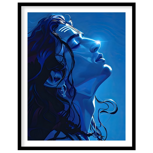 Immerse yourself in the tranquility of 'Divine Serenity,' a captivating piece that captures the for interior