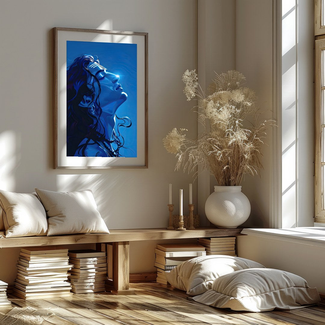 Immerse yourself in the tranquility of 'Divine Serenity,' a captivating piece that captures the for kitchen