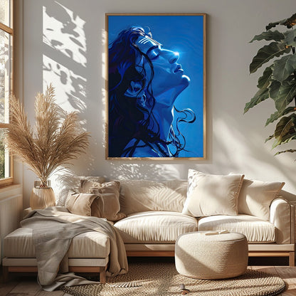 Immerse yourself in the tranquility of 'Divine Serenity,' a captivating piece that captures the for Sitting Area