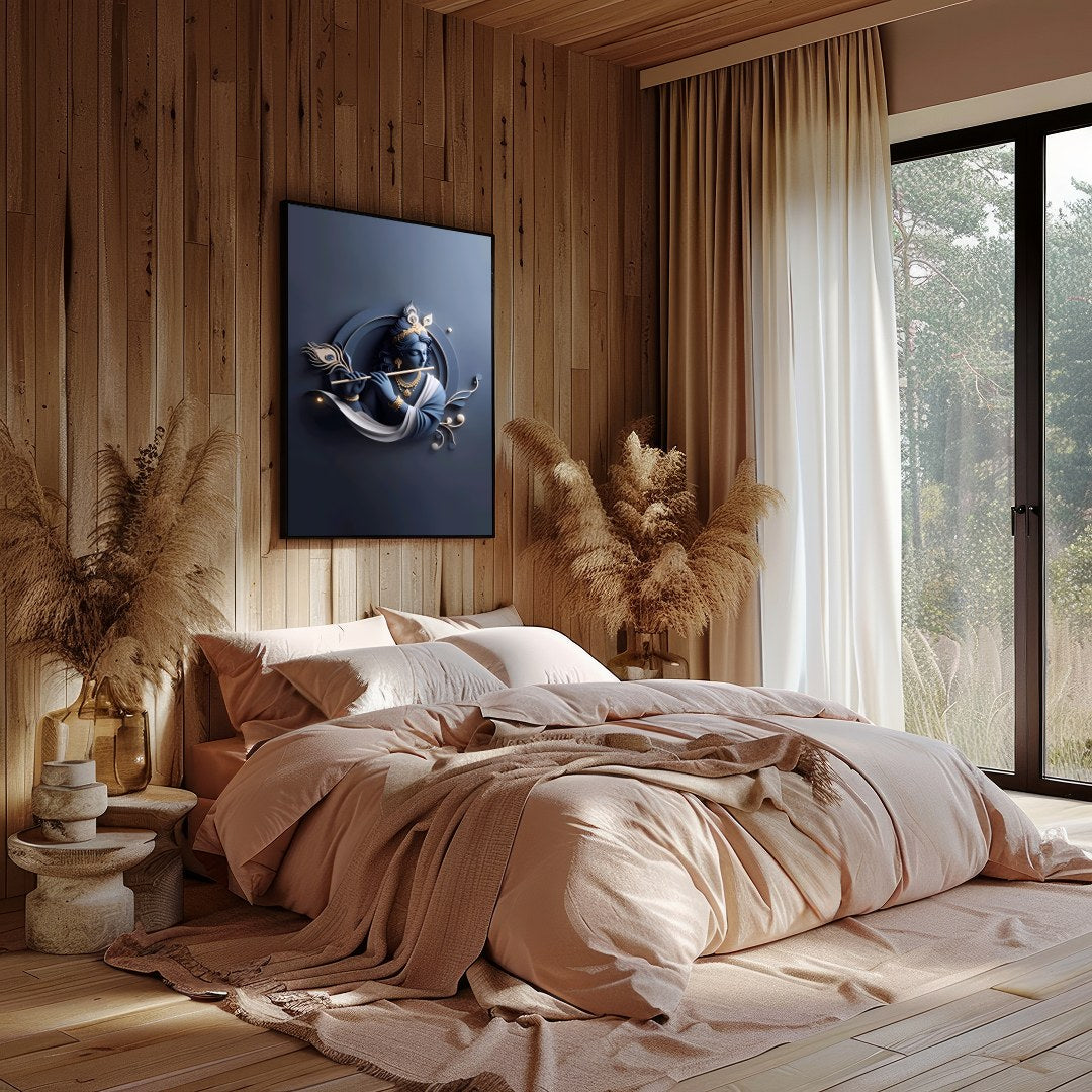 This exquisite wall art captures the serene essence of divine beauty with a stunning depiction of for Bedroom