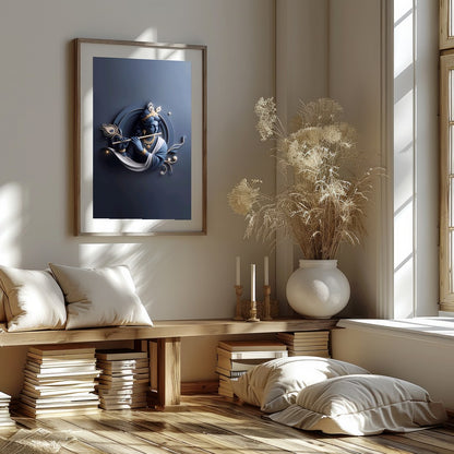 This exquisite wall art captures the serene essence of divine beauty with a stunning depiction of for haven