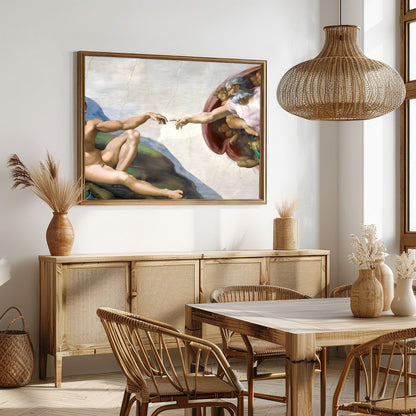 Experience the grandeur of Renaissance art with this stunning replica, capturing a timeless moment for Dining