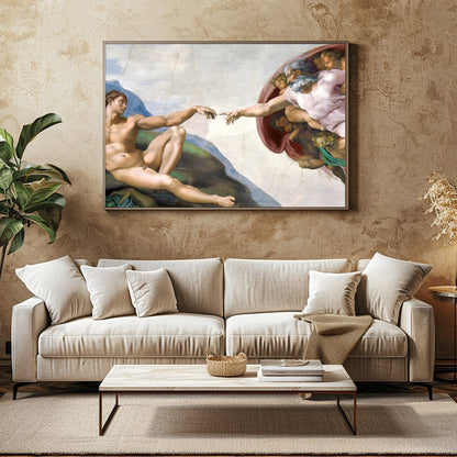 Experience the grandeur of Renaissance art with this stunning replica, capturing a timeless moment for Family Room
