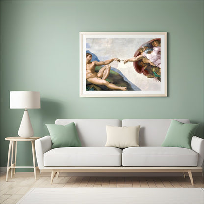 Experience the grandeur of Renaissance art with this stunning replica, capturing a timeless moment for Hall