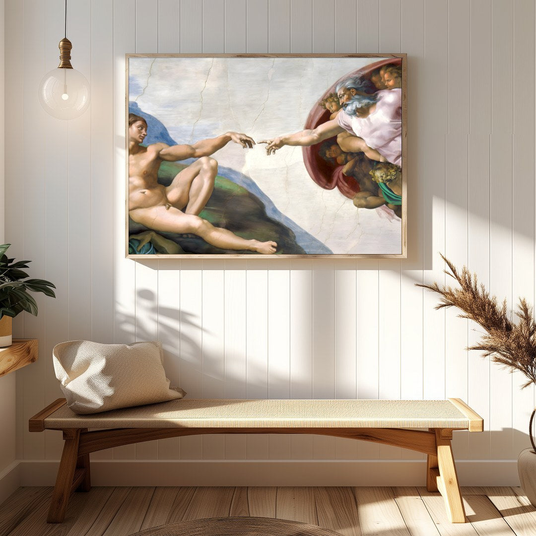 Experience the grandeur of Renaissance art with this stunning replica, capturing a timeless moment for Hallway