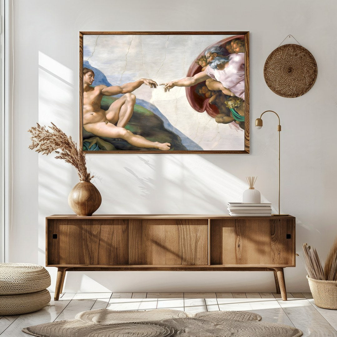 Experience the grandeur of Renaissance art with this stunning replica, capturing a timeless moment for Sitting Area