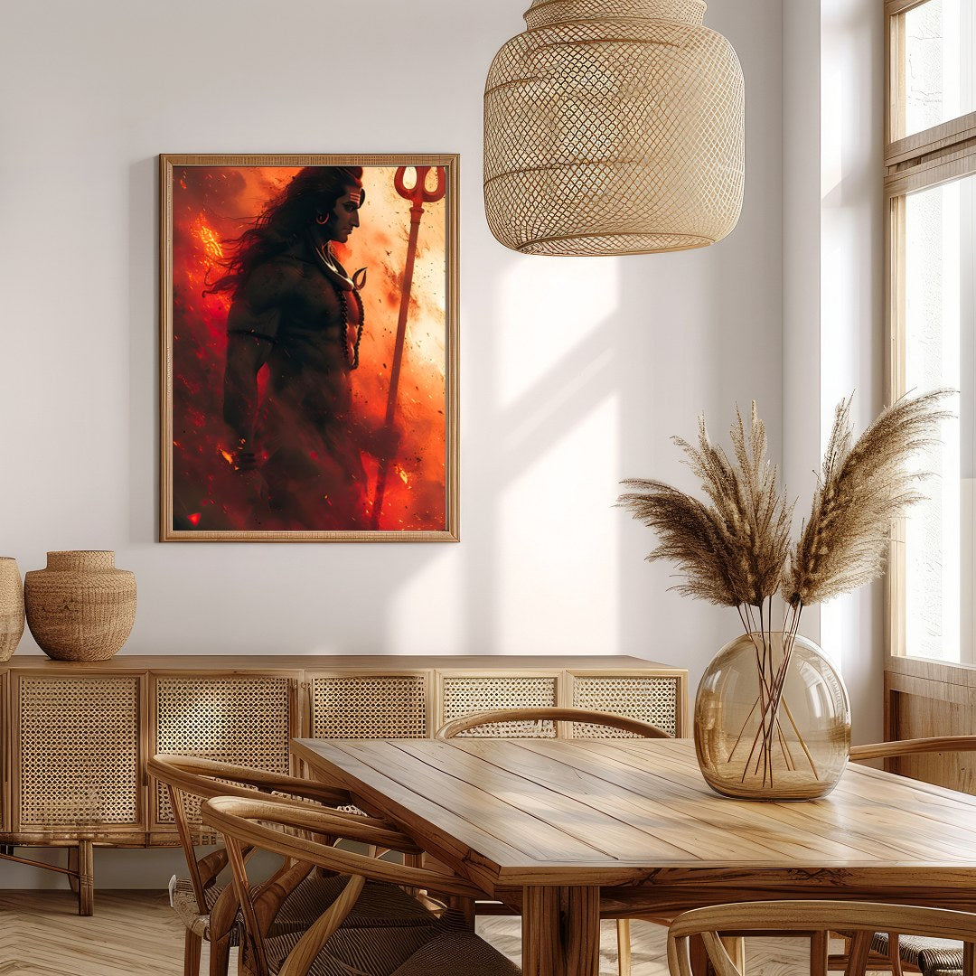 Elevate your space with this striking artwork that embodies strength and spirituality. The dynamic for Extra Kitchen