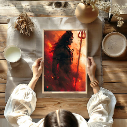 Elevate your space with this striking artwork that embodies strength and spirituality. The dynamic for Kitchen