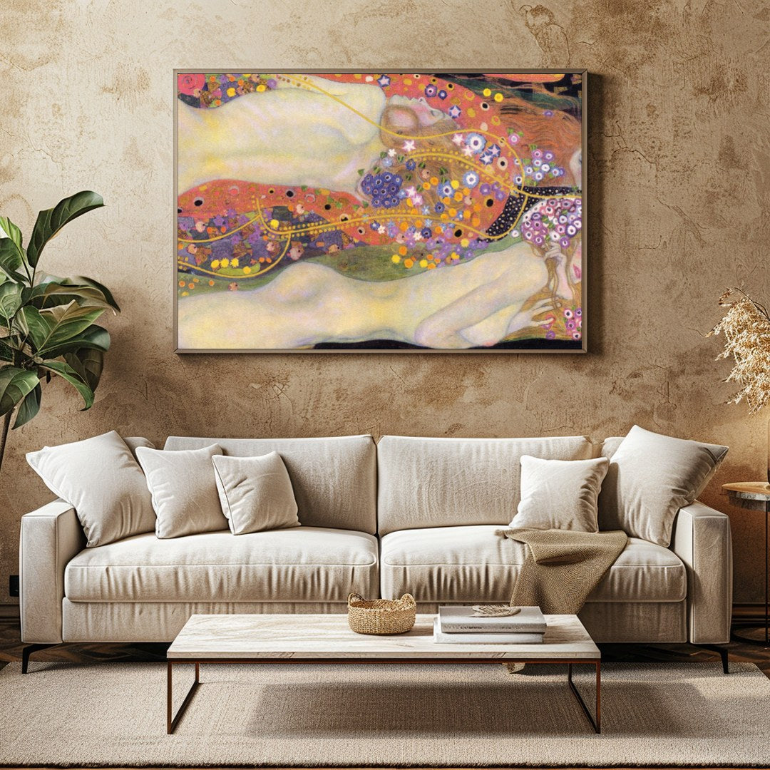 This enchanting artwork embodies the essence of unity and serenity, with its intricate floral for Family Room