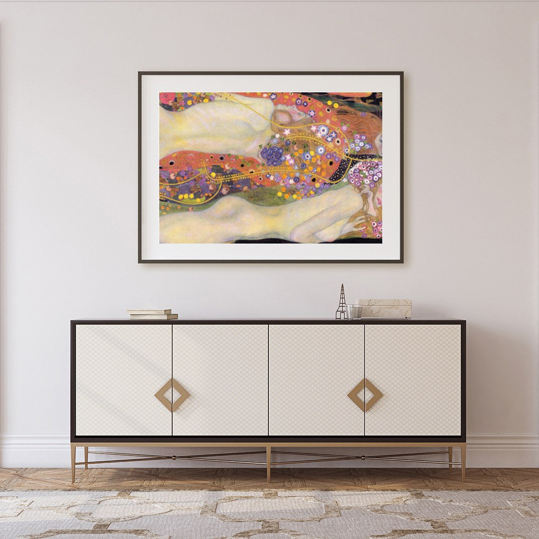 This enchanting artwork embodies the essence of unity and serenity, with its intricate floral for Foyer