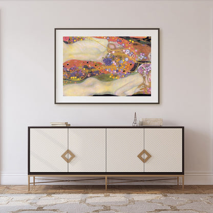 This enchanting artwork embodies the essence of unity and serenity, with its intricate floral for Foyer