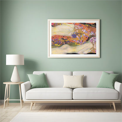 This enchanting artwork embodies the essence of unity and serenity, with its intricate floral for Hall