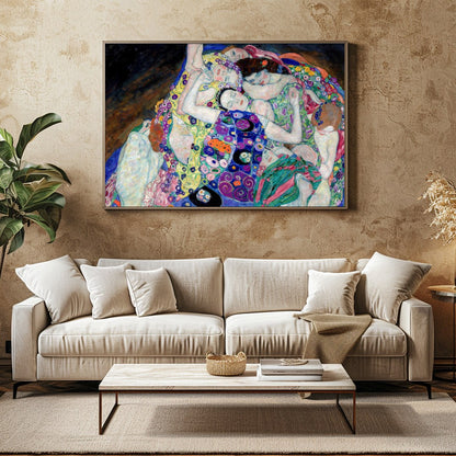 Immerse yourself in a world of vibrant colors and serene beauty with this captivating artwork. The for Family Room