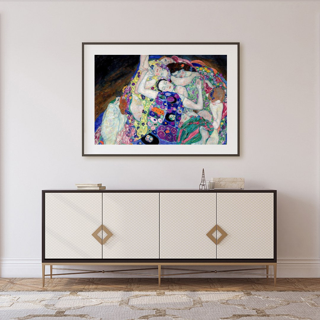Immerse yourself in a world of vibrant colors and serene beauty with this captivating artwork. The for Foyer