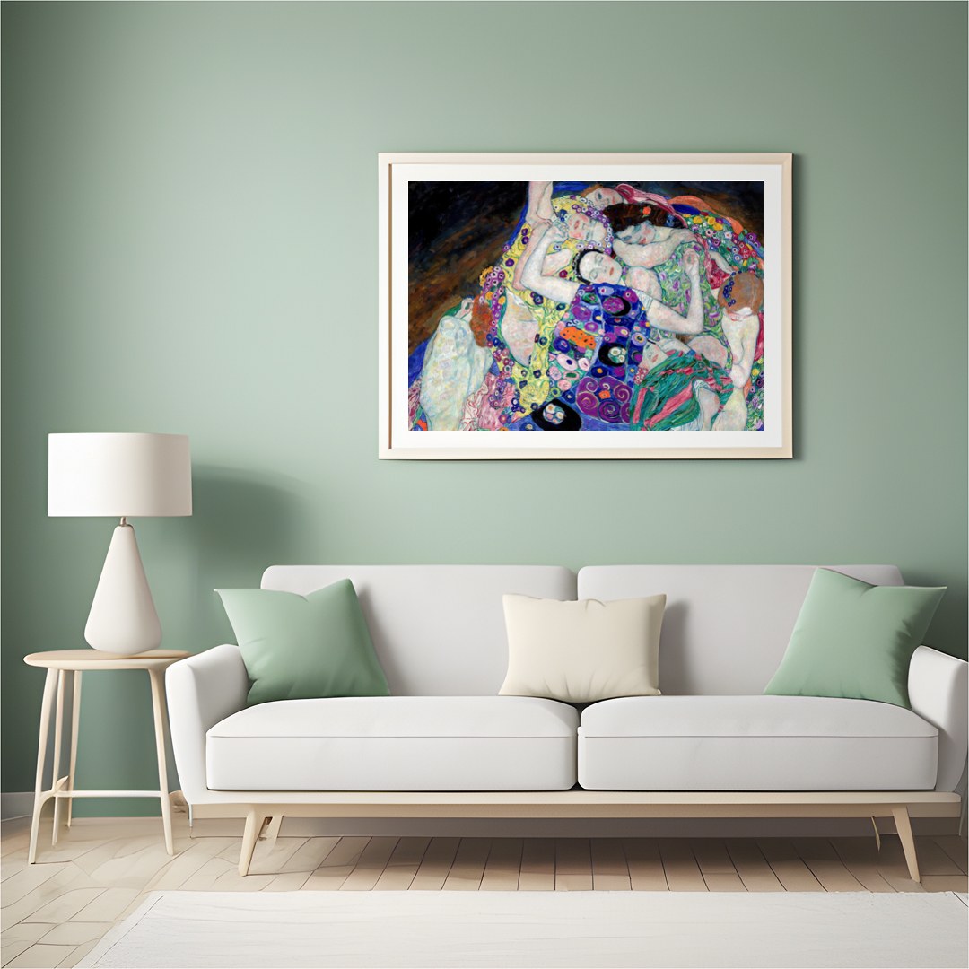 Immerse yourself in a world of vibrant colors and serene beauty with this captivating artwork. The for Hall