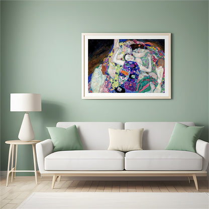 Immerse yourself in a world of vibrant colors and serene beauty with this captivating artwork. The for Hall