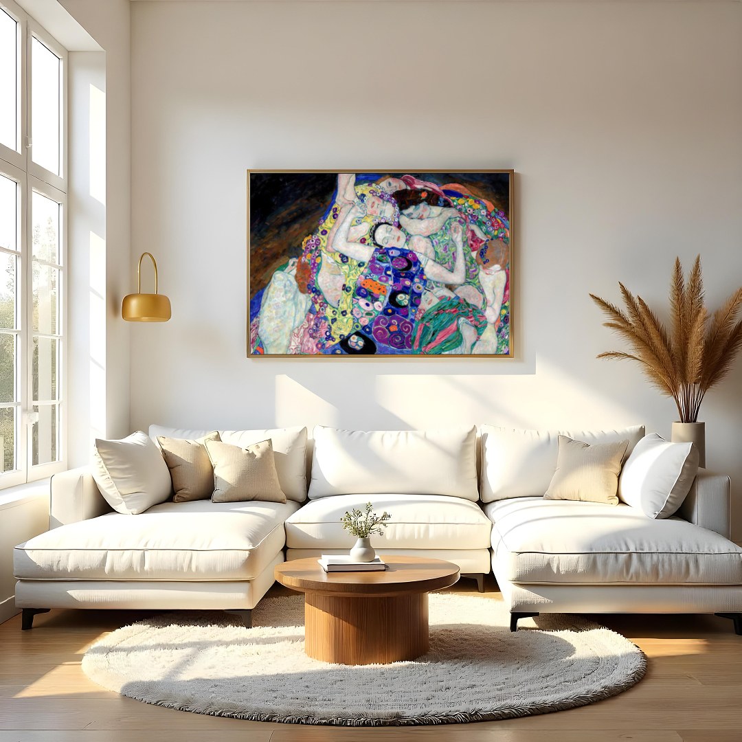 Immerse yourself in a world of vibrant colors and serene beauty with this captivating artwork. The for Living Room