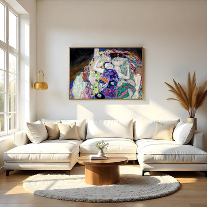 Immerse yourself in a world of vibrant colors and serene beauty with this captivating artwork. The for Living Room