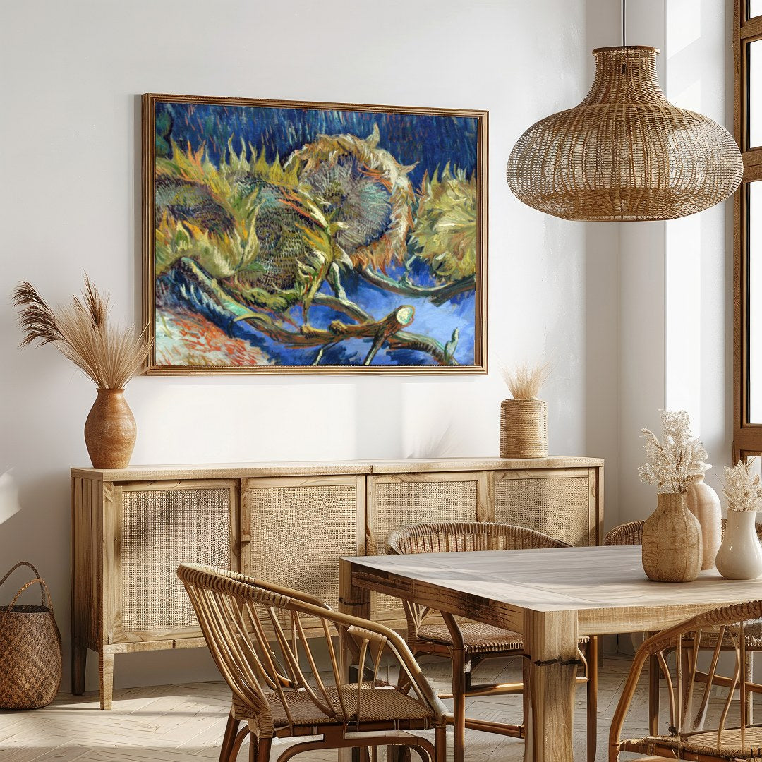 Capture the vibrant energy and dynamic movement of nature with this striking wall art piece. for Dining