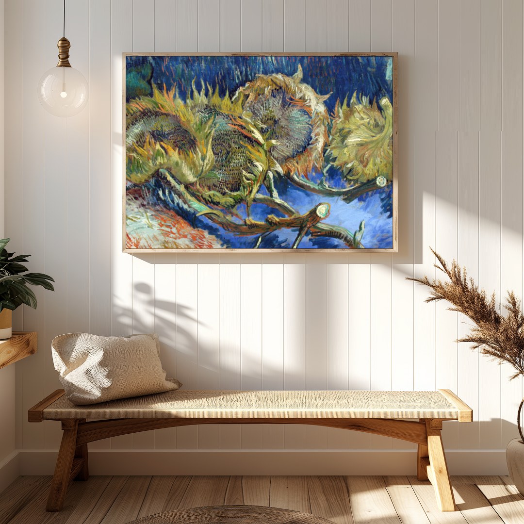Capture the vibrant energy and dynamic movement of nature with this striking wall art piece. for Hallway