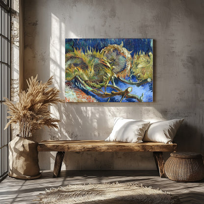 Capture the vibrant energy and dynamic movement of nature with this striking wall art piece. for Veranda