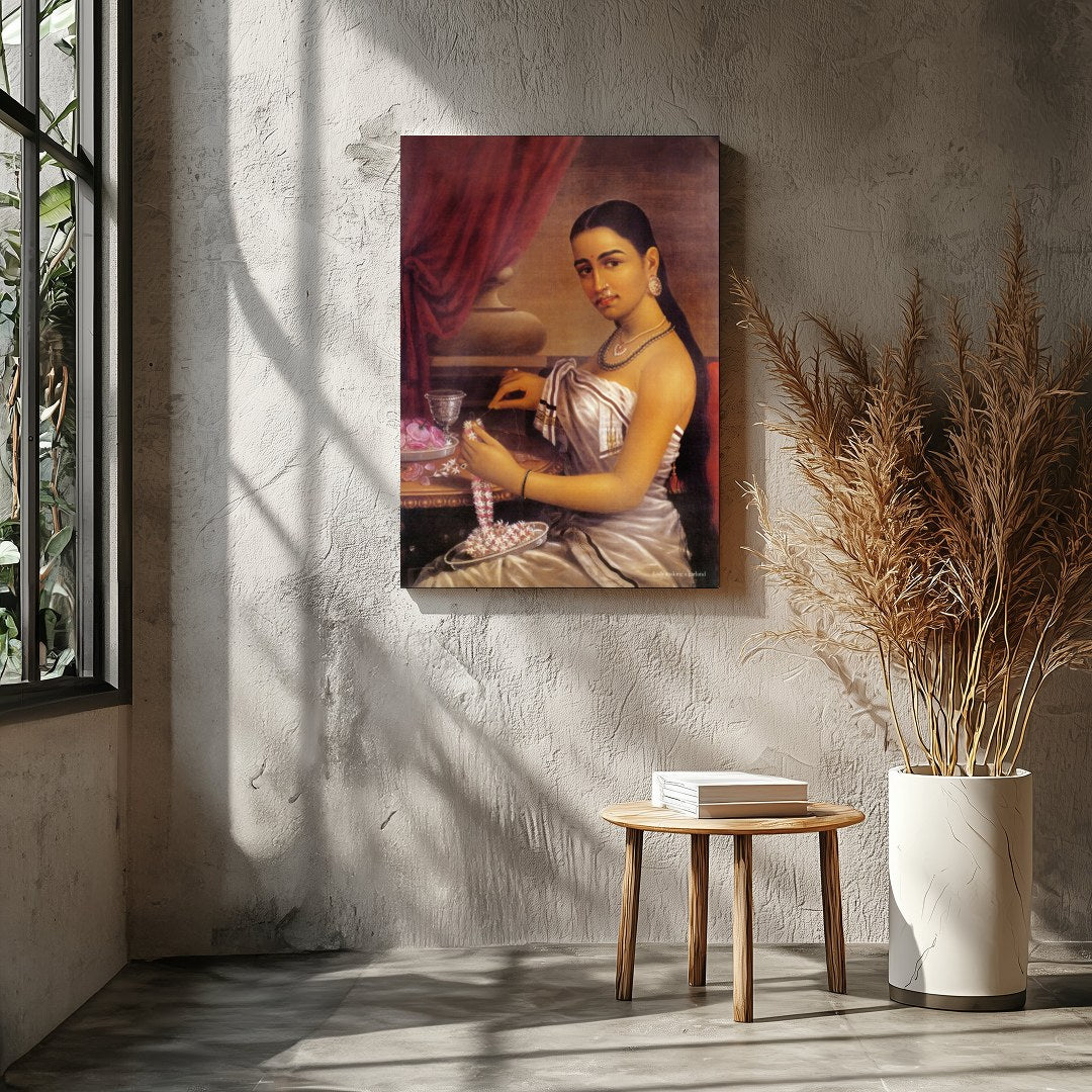 Immerse yourself in the rich tradition of elegance with this stunning piece capturing the serene for Entrance