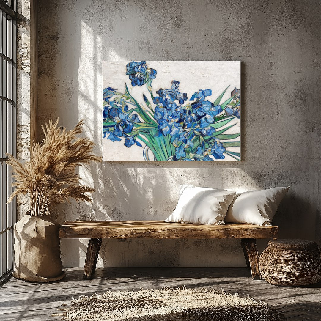 Immerse yourself in the tranquil beauty of this stunning floral artwork. Featuring a vibrant for Veranda