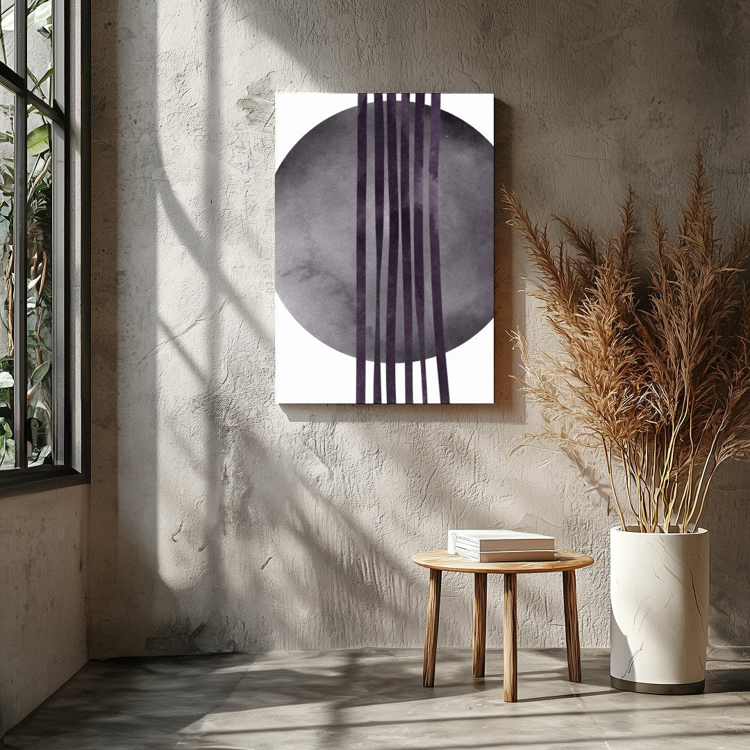 Experience the tranquil beauty of our Elegant Eclipse artwork, featuring a calming interplay of for Entrance