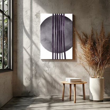 Experience the tranquil beauty of our Elegant Eclipse artwork, featuring a calming interplay of for Entrance