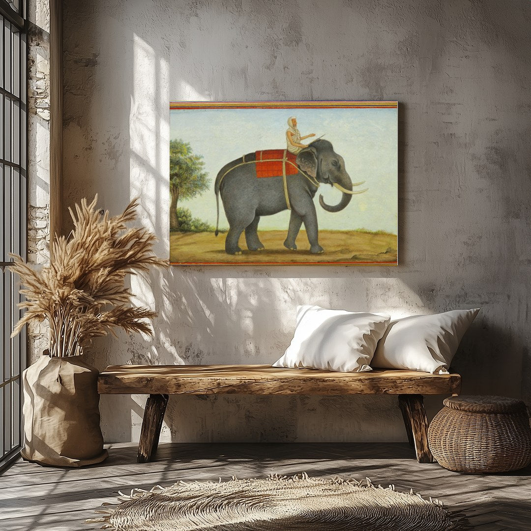 Capture the timeless elegance of a bygone era with this exquisite artwork featuring a majestic for Veranda