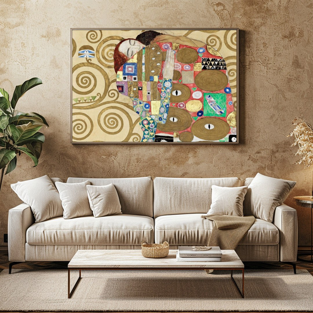 This captivating artwork captures the eternal bond through a mosaic of intricate patterns and for Family Room