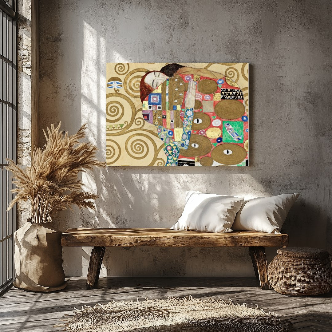 This captivating artwork captures the eternal bond through a mosaic of intricate patterns and for Veranda