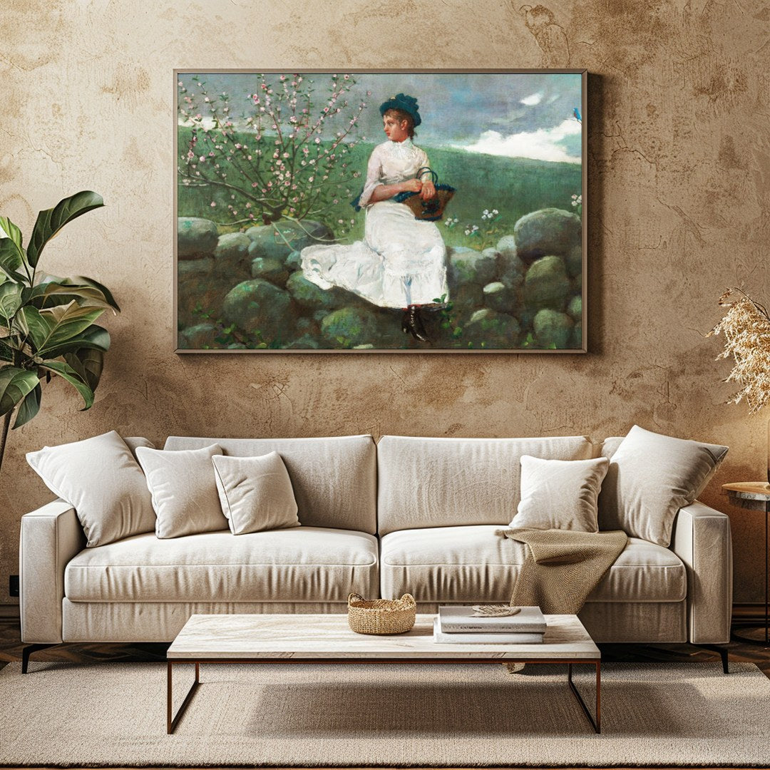 Immerse yourself in the tranquility of nature with this exquisite piece, capturing a serene moment for Family Room