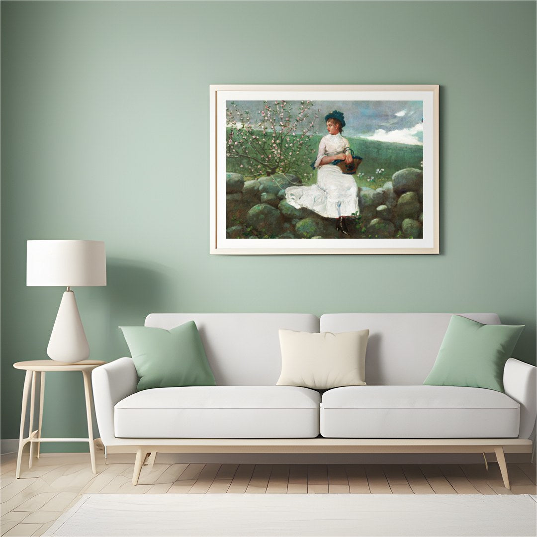 Immerse yourself in the tranquility of nature with this exquisite piece, capturing a serene moment for Hall