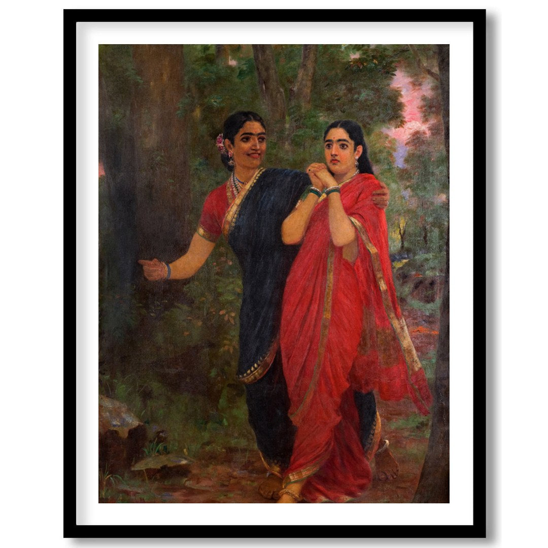 Immerse yourself in the rich tapestry of tradition with this captivating artwork. Featuring two for sanctuary