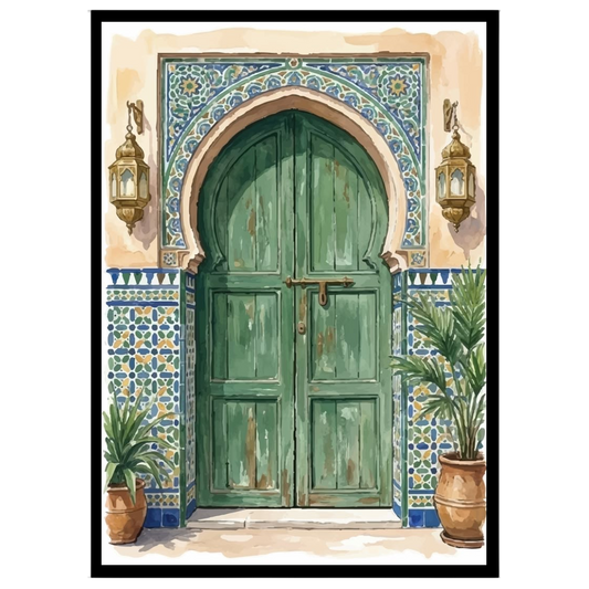 Capture the essence of Mediterranean charm with this stunning wall art featuring an intricately for bedroom