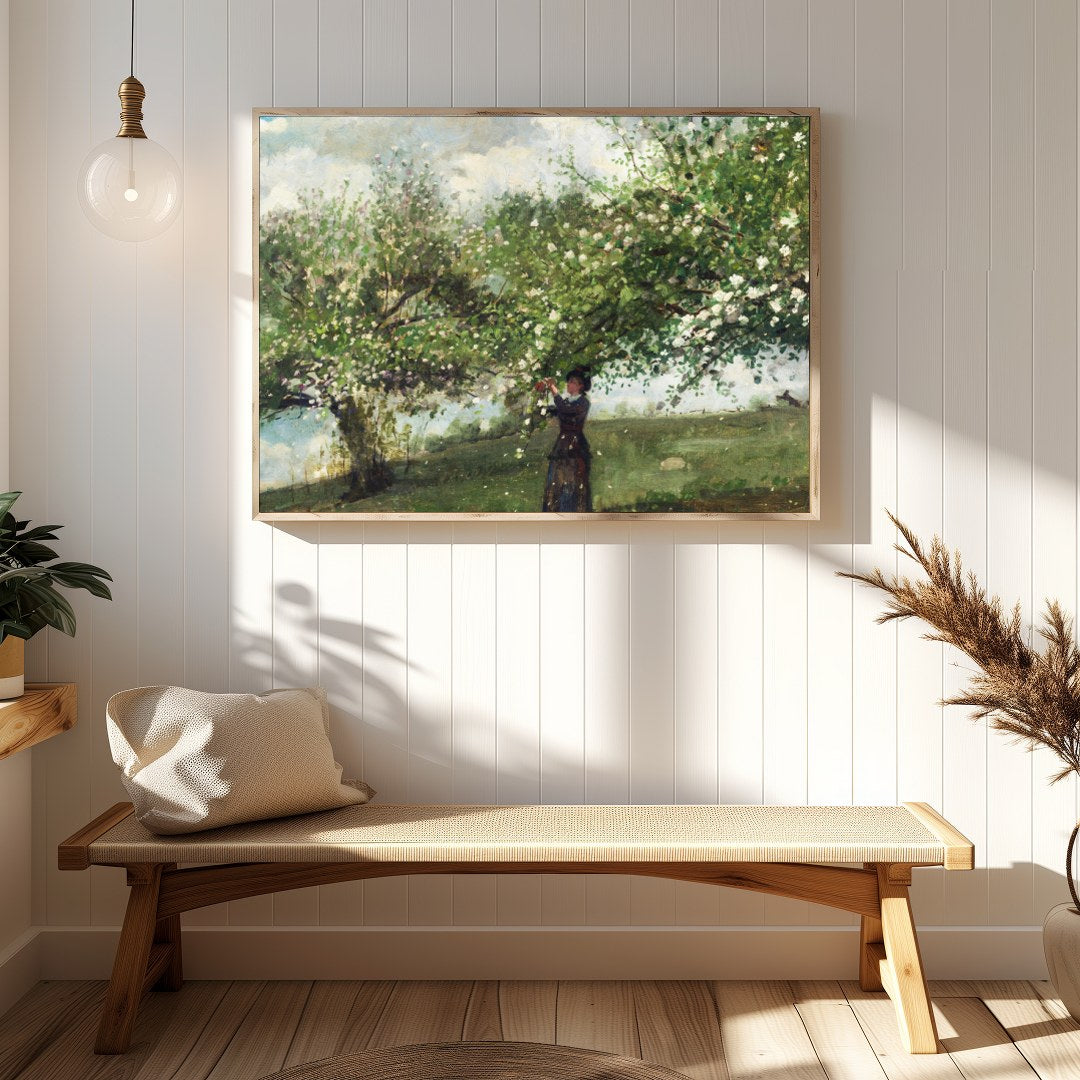 Immerse yourself in the tranquility of nature with this captivating artwork, featuring a serene for Hallway