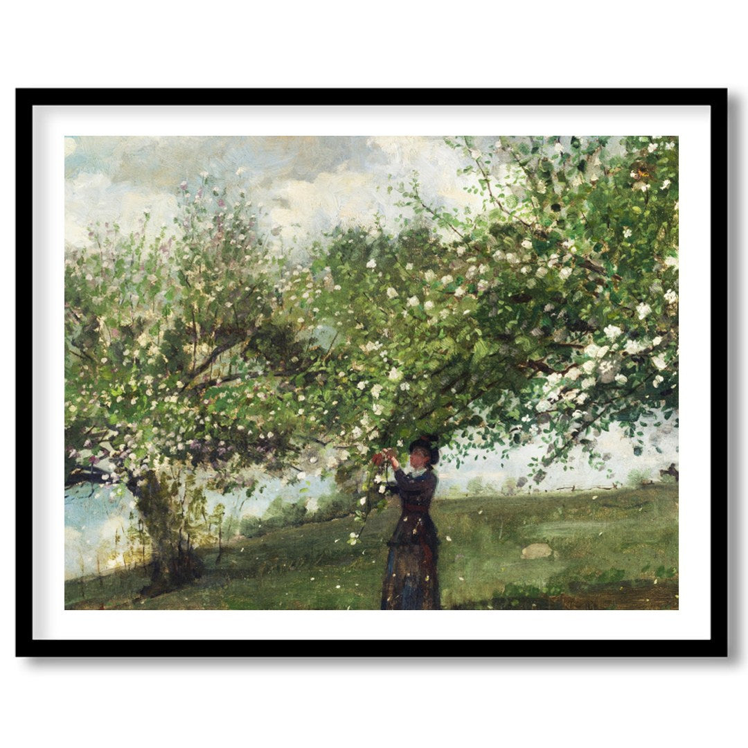 Immerse yourself in the tranquility of nature with this captivating artwork, featuring a serene for nook