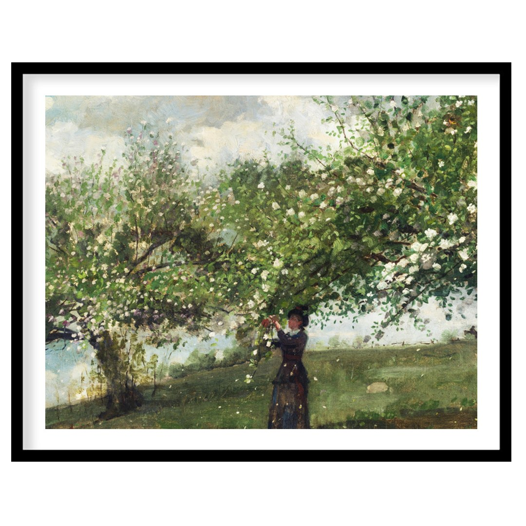 Immerse yourself in the tranquility of nature with this captivating artwork, featuring a serene for nook