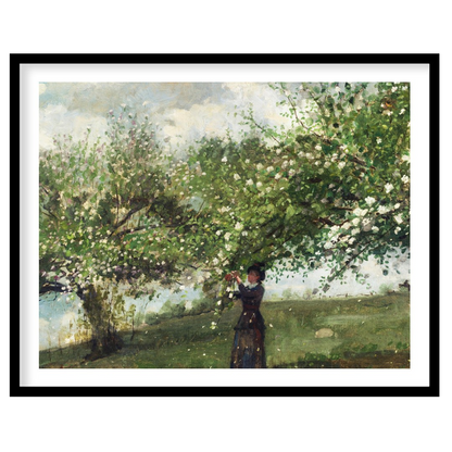 Immerse yourself in the tranquility of nature with this captivating artwork, featuring a serene for nook
