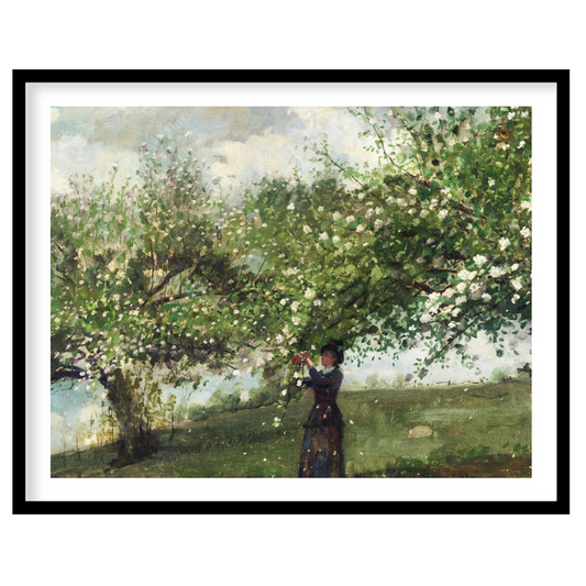 Immerse yourself in the tranquility of nature with this captivating artwork, featuring a serene for nook