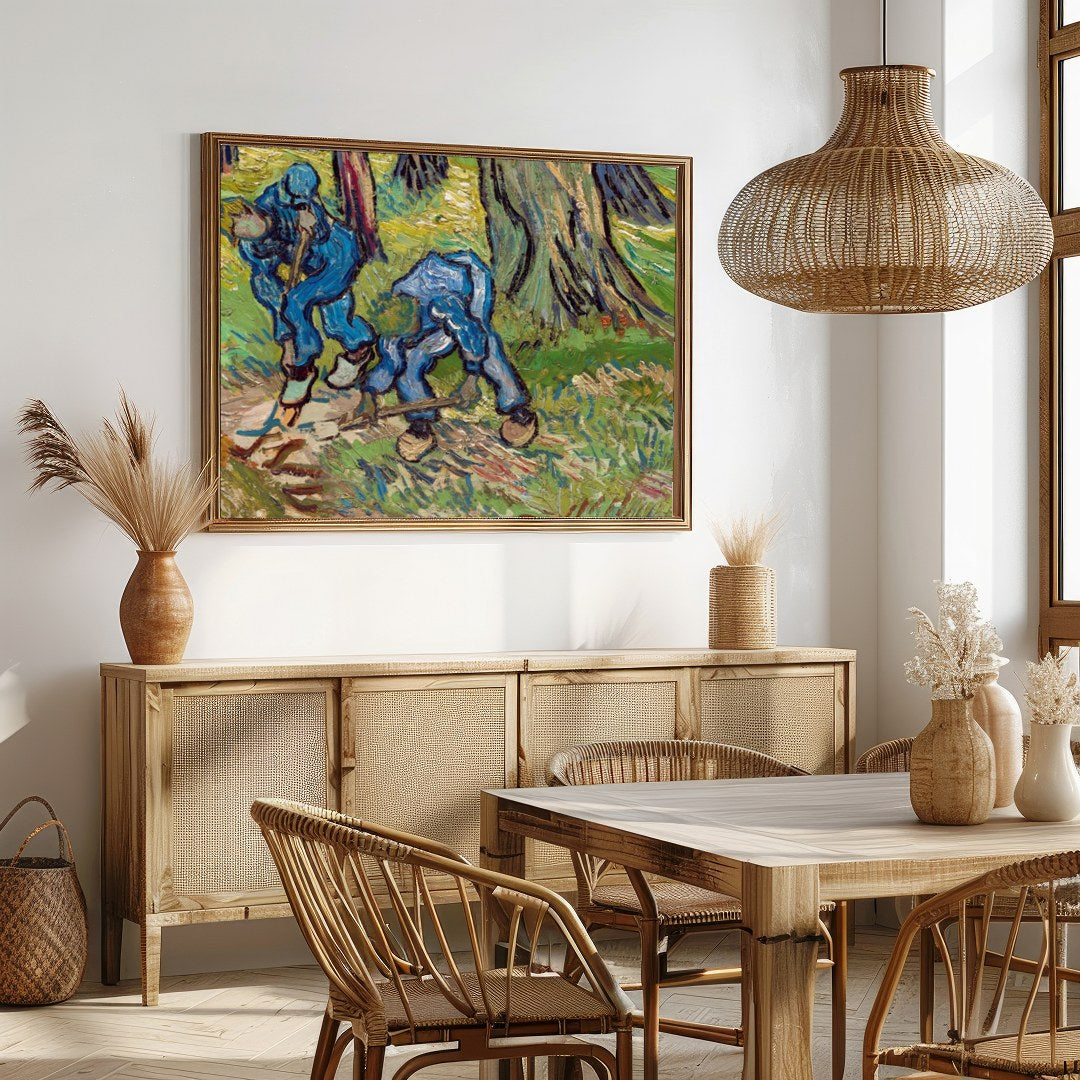 Experience the dynamic energy of this captivating artwork, featuring vivid brushstrokes that bring for Dining