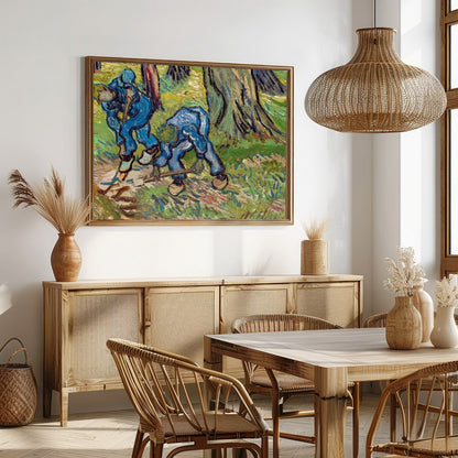 Experience the dynamic energy of this captivating artwork, featuring vivid brushstrokes that bring for Dining